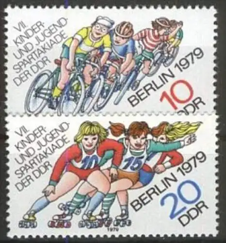 DDR 1979 Mi-Nr. 2433/34 ** MNH