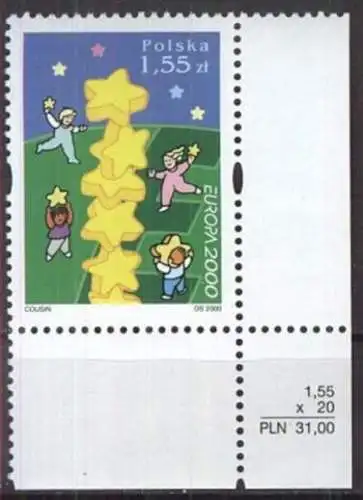 POLEN 2000 Mi-Nr. 3829 ** MNH