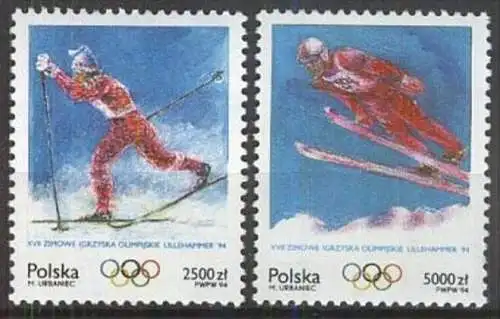 POLEN 1994 Mi-Nr. 3478/79 ** MNH