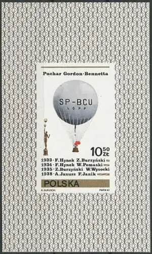 POLEN 1981 Mi-Nr. Block 85 ** MNH