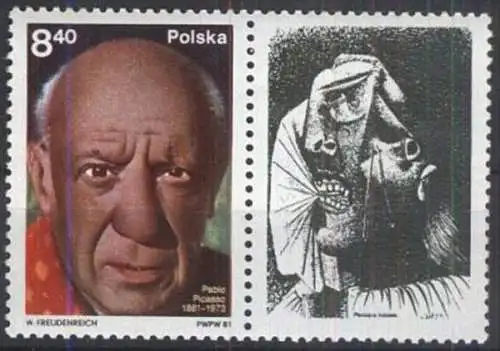 POLEN 1981 Mi-Nr. 2728 Azf ** MNH