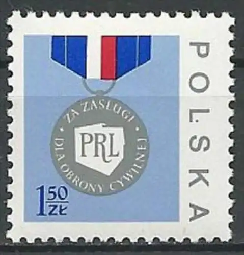 POLEN 1977 Mi-Nr. 2485 ** MNH