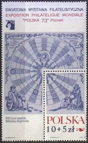 POLEN 1972 Mi-Nr. Block 52 ** MNH