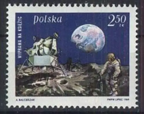 POLEN 1969 Mi-Nr. 1940 ** MNH