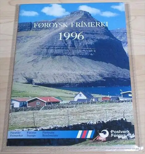 FÄRÖER 1996 Jahresmappe / year set  1996 ** MNH