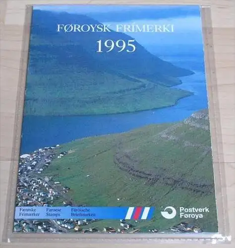 FÄRÖER 1995 Jahresmappe / year set  1995 ** MNH