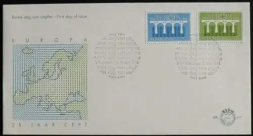 NIEDERLANDE 1984 Mi-Nr. 1251/52 CEPT FDC