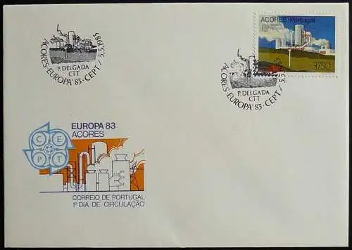 AZOREN 1983 Mi-Nr. 356 FDC - CEPT