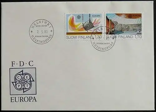 FINNLAND 1983 Mi-Nr. 926/27 CEPT FDC