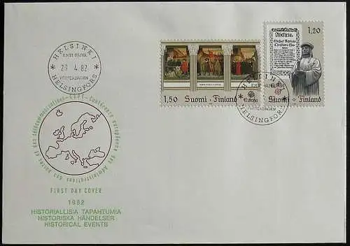 FINNLAND 1982 Mi-Nr. 899/00 CEPT FDC