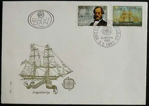 JUGOSLAWIEN 1982 Mi-Nr. 1919/20 CEPT FDC