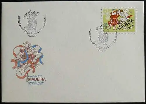 MADEIRA 1981 Mi-Nr. 70 CEPT FDC