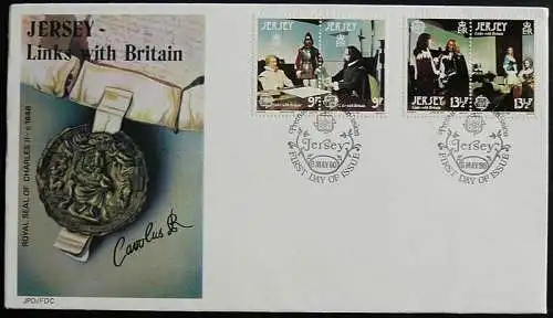 JERSEY 1980 Mi-Nr. 219/22 CEPT FDC