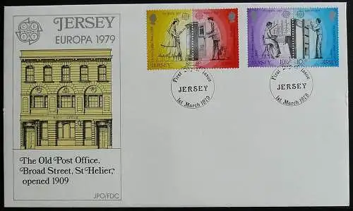 JERSEY 1979 Mi-Nr. 192/95 CEPT FDC