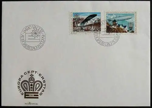 LIECHTENSTEIN 1979 Mi-Nr. 723/24 CEPT FDC