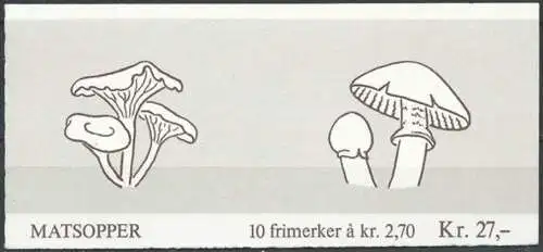 NORWEGEN 1987 Mi-Nr. MH 10 Markenheft/booklet  o used