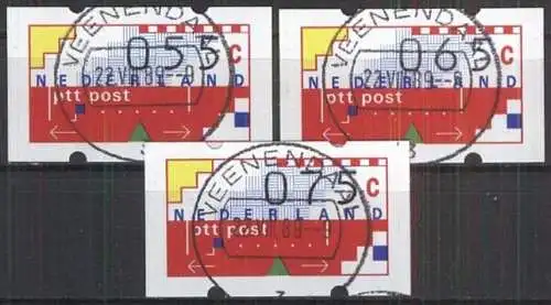 NIEDERLANDE 1989 Mi-Nr. ATM 1 VS 1 o used