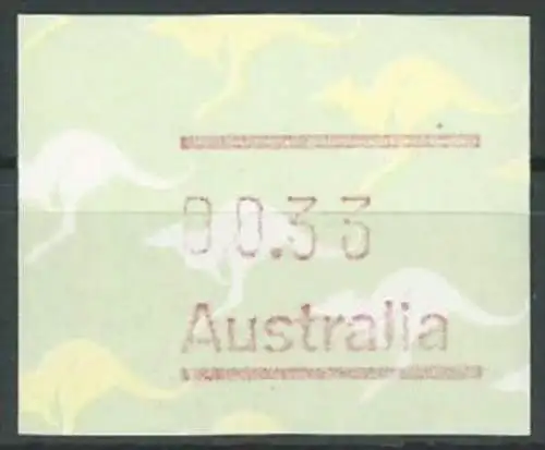 AUSTRALIEN 1985 Mi-Nr. ATM 4 ** MNH