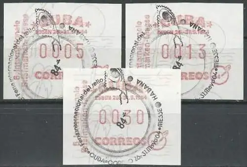 1984 Mi-Nr. ATM 1 Satz 1 o used