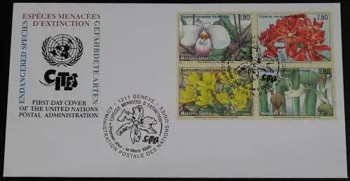 UNO GENF 1996 Mi-Nr. 288/91 FDC