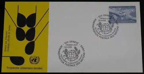 UNO GENF 1983 Mi-Nr. 114 FDC