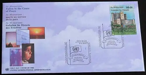 UNO WIEN 1999 Mi-Nr. 298 FDC
