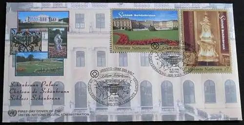 UNO WIEN 1998 Mi-Nr. 270/71 FDC