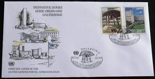 UNO WIEN 1998 Mi-Nr. 246/47 FDC