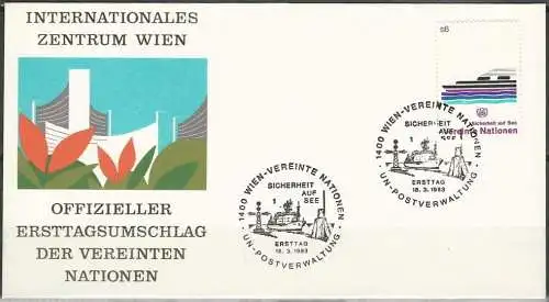 UNO WIEN 1983 Mi-Nr. 31 FDC