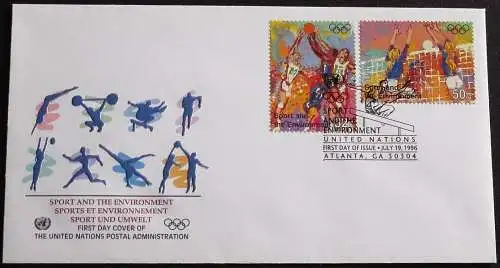 UNO NEW YORK 1996 Mi-Nr. 716/17 FDC