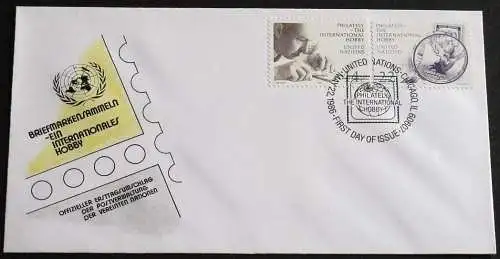 UNO NEW YORK 1986 Mi-Nr. 495/96 FDC