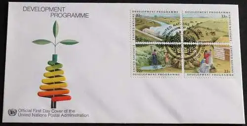 UNO NEW YORK 1986 Mi-Nr. 491/94 FDC