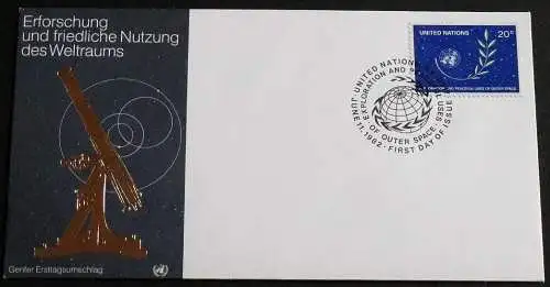 UNO NEW YORK 1982 Mi-Nr. 396 FDC