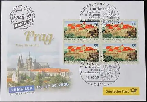 DEUTSCHLAND 2006 Prag'06 Sammler Prag Tschechien 15.09.2006 Messebrief Deutsche Post