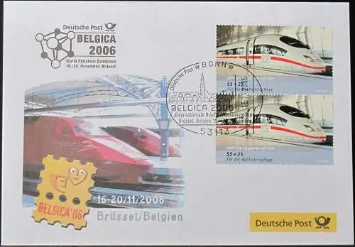 DEUTSCHLAND 2006 Belgica 2006 Brüssel 16.11.2006 Messebrief Deutsche Post