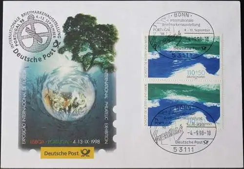 DEUTSCHLAND 1998 Portugal 98 Lisabon 04.09.1998 Messebrief Deutsche Post