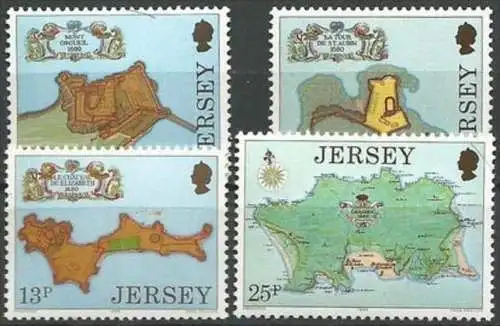 JERSEY 1980 Mi-Nr. 212/15 ** MNH