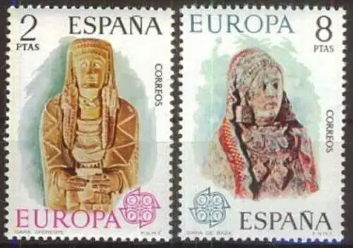 SPANIEN 1974 Mi-Nr. 2072/73 ** MNH - CEPT