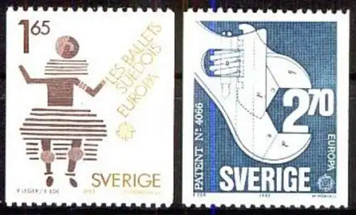 SCHWEDEN 1983 Mi-Nr. 1237/38 ** MNH - CEPT