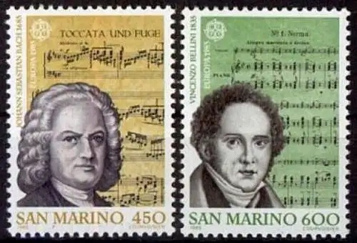 SAN MARINO 1985 Mi-Nr. 1313/14 ** MNH - CEPT