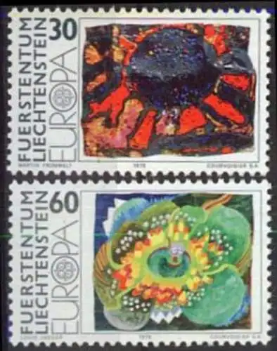 LIECHTENSTEIN 1975 Mi-Nr. 623/24 ** MNH - CEPT