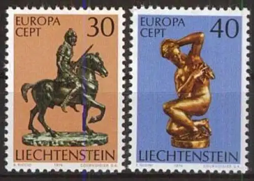 LIECHTENSTEIN 1974 Mi-Nr. 600/01 ** MNH - CEPT