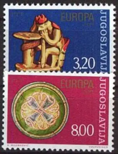 JUGOSLAWIEN 1976 Mi-Nr. 1635/36 ** MNH - CEPT