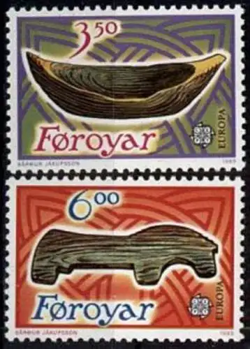 FÄRÖER 1989 Mi-Nr. 184/85 ** MNH CEPT