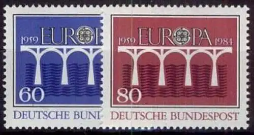 DEUTSCHLAND 1984 Mi-Nr. 1210/11 ** MNH - CEPT