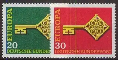 DEUTSCHLAND 1968 Mi-Nr. 559/60 ** MNH - CEPT