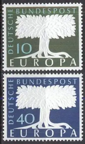 DEUTSCHLAND 1957 Mi-Nr. 268/69 ** MNH - CEPT