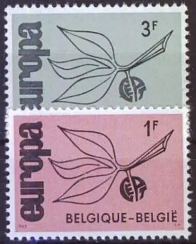 BELGIEN 1965 Mi-Nr. 1399/00 ** MNH - CEPT