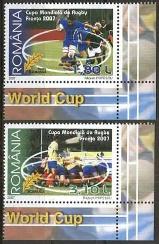 RUMÄNIEN 2007 Mi-Nr. 6242/43 ** MNH