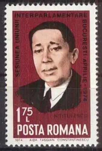 RUMÄNIEN 1974 Mi-Nr. 3188 ** MNH